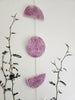 Ngā mata o te marama- Ceramic moon phases: Lilac
