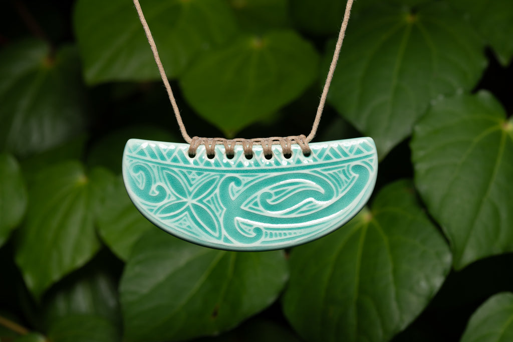 He Kākano Whakakai (Pendant), Teal PREORDER