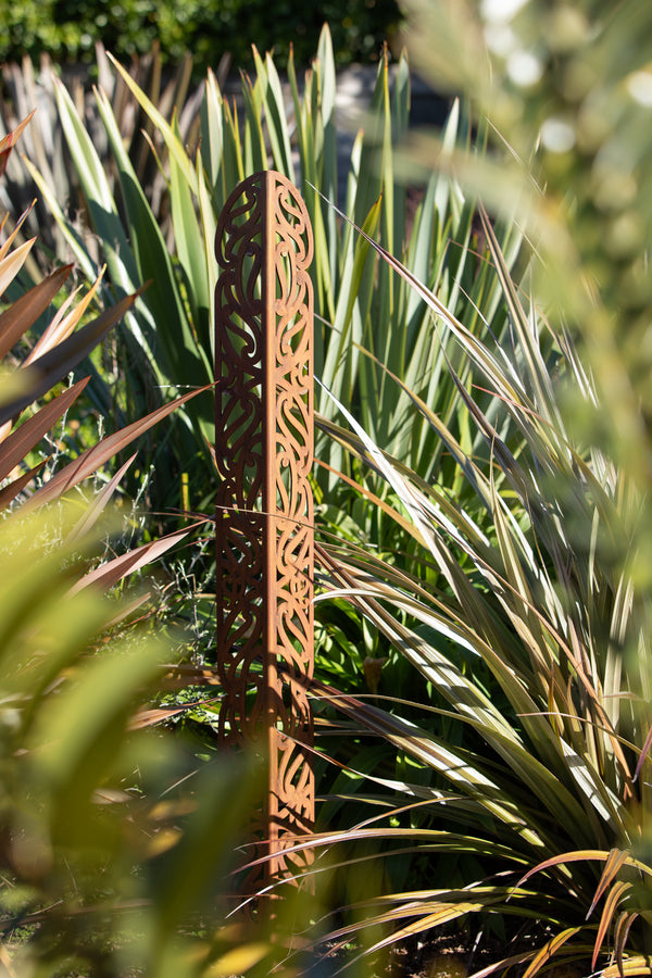 Pou Whenua, Corten Garden Pou (Made to order)
