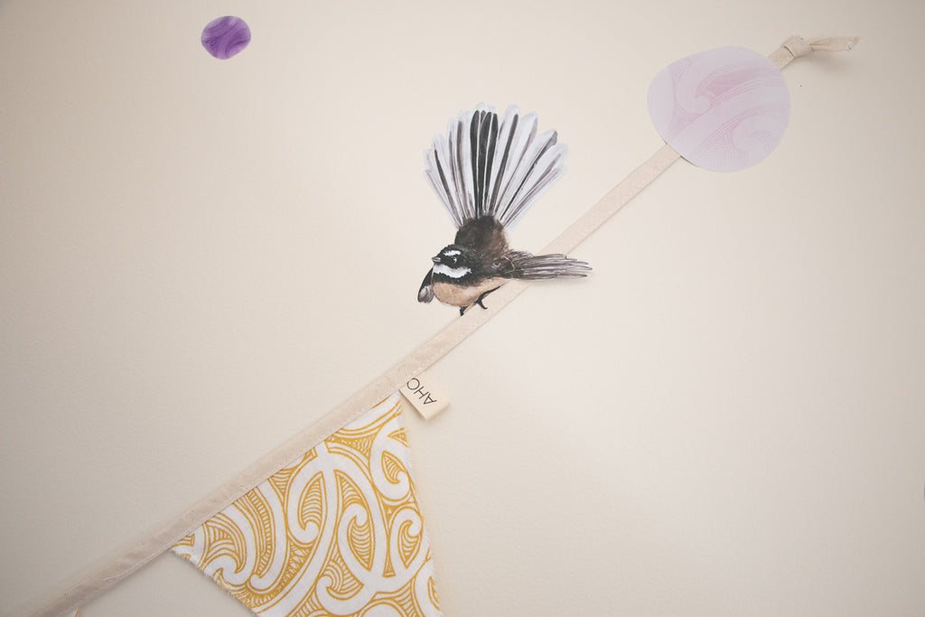 Pīwakawaka Wall Decal Set