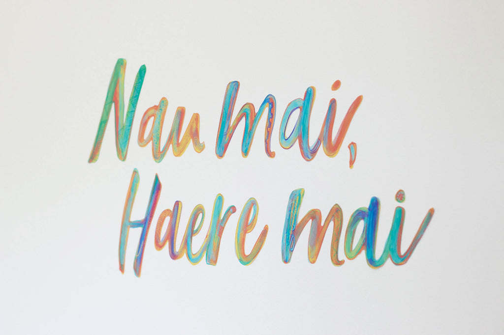 "Nau Mai, Haere Mai" Wall Decal Set