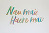 "Nau Mai, Haere Mai" Wall Decal Set