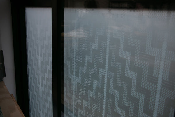 Poutama Frosted Window Film