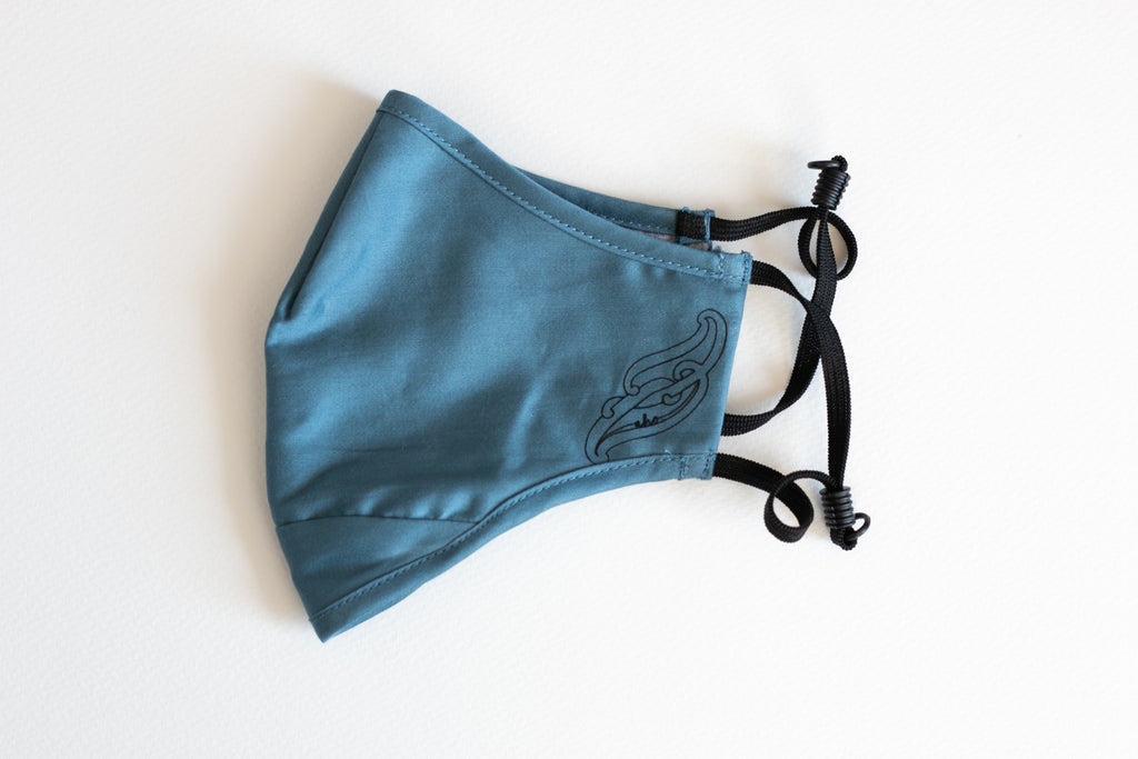 Face Mask - Denim Blue