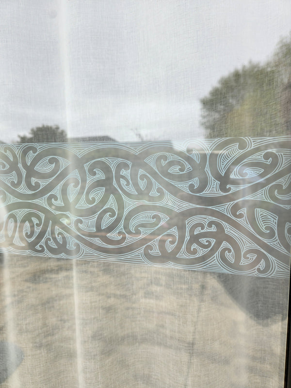 Window Film Kōwhaiwhai Panel - Made to order