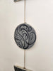 Ngā mata o te marama- Ceramic moon phases: Black on White