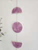 Ngā mata o te marama- Ceramic moon phases: Lilac