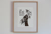 He Kai kei aku ringa Woodblock Print (Unframed)