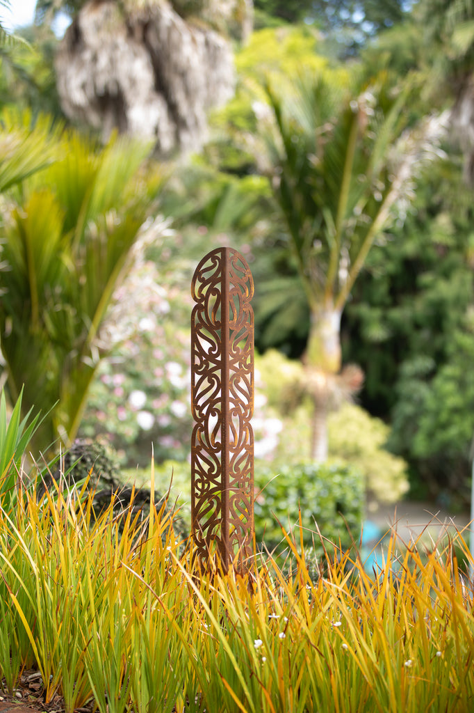 Pou Whenua, Corten Garden Pou (Made to order)