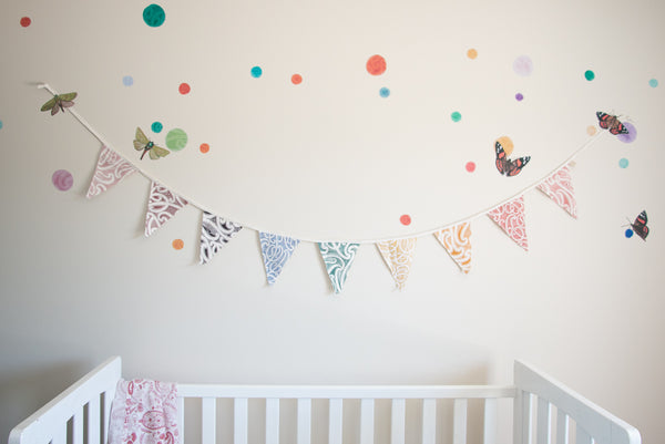 Mixed Size Kōwhaiwhai Spots, Wall Decals