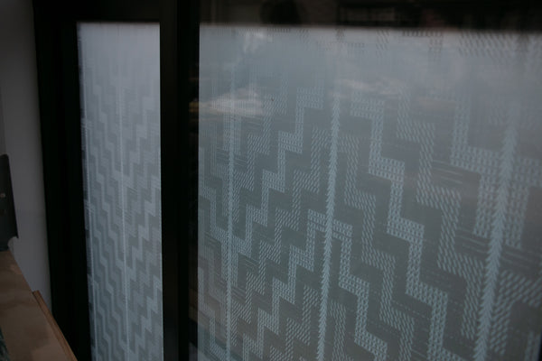 Poutama Frosted Window Film